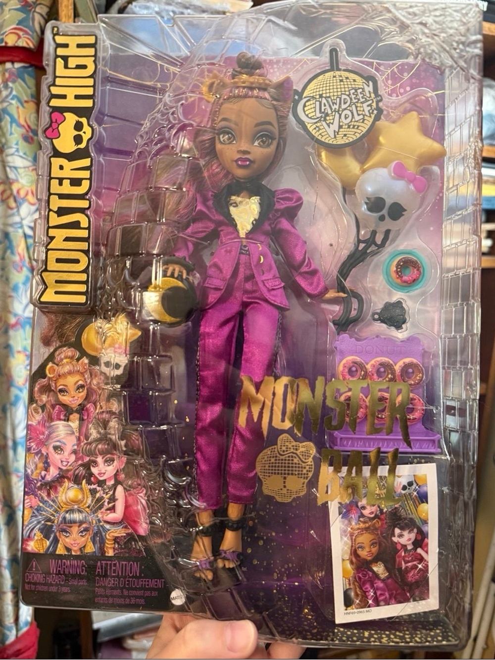 Monster High g3 clawdeen Monster Ball